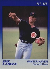 1989 Winter Haven Red Sox Star #12 Erik Laseke