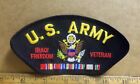 Us Army - Iraqi Freedom Veteran With Ribbons Embroidered Patch