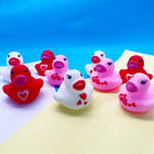10pcs Rubber Duck Waterfloating Toy Portable Home Decoration Safety Decorations