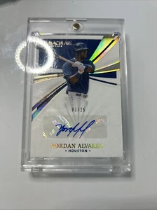 Auto /25 ๐ฅ 2021 Yordan Alvarez Panini Immaculate Signatures # IS-YA Astros - Picture 1 of 10