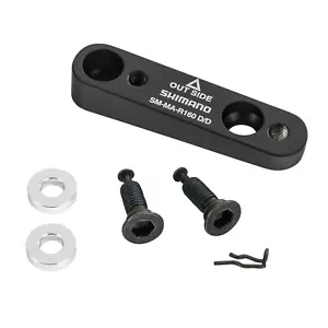Shimano 160mm Flat Mount Disc Mount Adapter R160 - SM-MA-90-R160 D/D - Picture 1 of 2