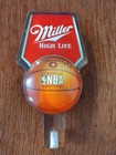 Miller High Life NBA Basketball Beer Tap Handle Lucite 6.5" 