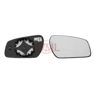 FORD C-MAX 2003->2006 DOOR/WING MIRROR GLASS SILVER CONVEX,HEATED&BASE,RIGHTSIDE - Picture 1 of 3