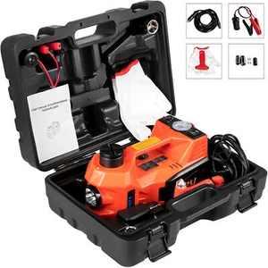 5Ton 12V Car Electric Hydraulic Floor Jack Lift Inflator Pump with Flashlight - Picture 1 of 14