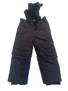 Children's Place Boys Ski Pants Black Straight Leg Adjustable Waist Size 4 - Picture 1 of 7