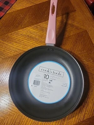 Cook’s Tools 10 Inch Pink Aluminum Fry Pan - Image 1 of 3