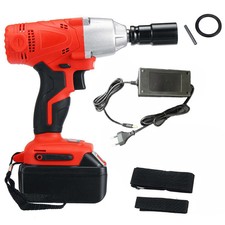 Electric Cordless Impact Wrench Spanner With LED Light DIY Waterproof 180V-240V
