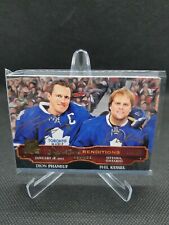 2013-14 The Cup Signature Renditions Combos Dion Phaneuf Phil Kessel Auto 12/15