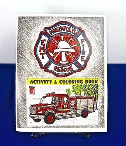 Children's Instructive Coloring Book from Minneapolis Fire Rescue - Picture 1 of 4