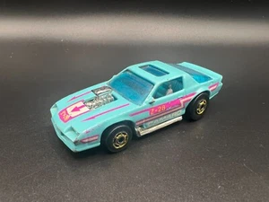 Hot Wheels Blown Camaro Turquoise Pink Tampo GHO The Hot Ones Played - Picture 1 of 4