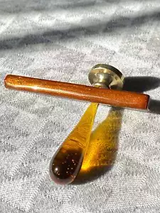 (608) Rust Sparkle Transparent Ceramic Style Sealing Wax Sticks - Picture 1 of 4