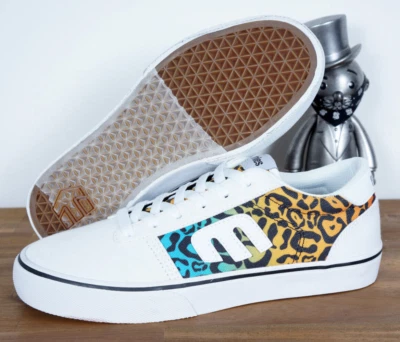 Etnies Mujeres Skate Shoes Calli-Vulc Ws White Print Canvas 7/37,5 - Imagen 1 de 3