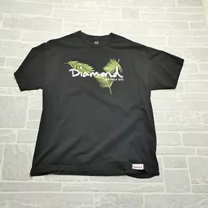 Diamond Supply Co. Shirt Adult XL Black Short Sleeve Y2K Skater Grunge Cotton - Picture 1 of 7