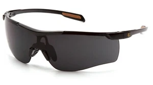 Carhartt Cayce Smoke/Gray Anti Fog Safety Glasses Sun Slim Wraparound Z87+ - Picture 1 of 5