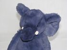 Jellycat Plush Bashful Navy Blue Elephant Lovey 12" EUC