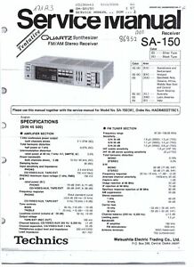 Technics Service Schaltplan für SA- 150 Copy
