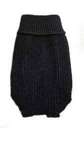 Koch Chihuahua Hundepullover schwarz 20cm Länge Mini Hundepulli Kälteschutzjacke - Bild 1 von 2