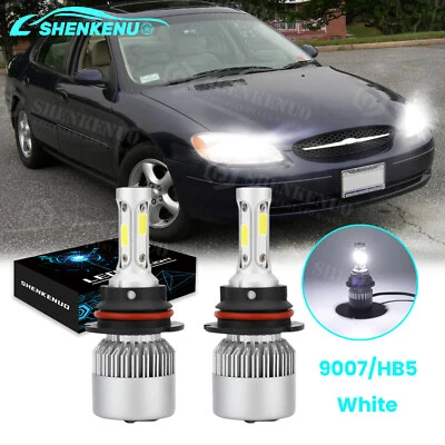 Para Ford Taurus 1992-2007 - 2 piezas 9007 HB5 LED Faro Blanco Bombillas de haz alto-bajo S2 Foto 1 de 4