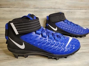 Nike Force Savage Pro 2 Mid Football Cleats Blue Men’s Size 9 - Picture 1 of 9