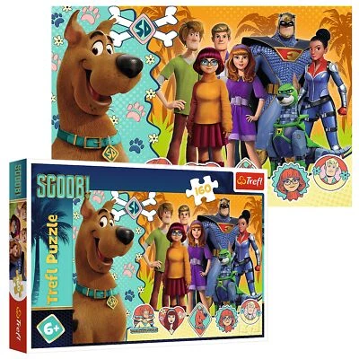 Trefl 160 Piece Kids Large Warner Scooby Doo In Action Scoob Movie Jigsaw Puzzle - Image 1 of 3