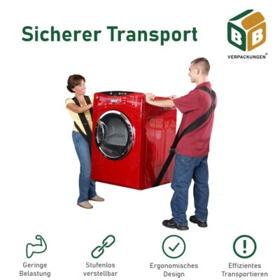 Shoulder Dolly Kreuzgurt Tragegurt Möbeltragegurt Dollies Shoulderdolly - Bild 1 von 3