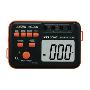 Victor VC60E+ 3 1/2 Digital Isolierung Widerstandsprüfer Megger MegOhm Meter ✦KD - Bild 1 von 4