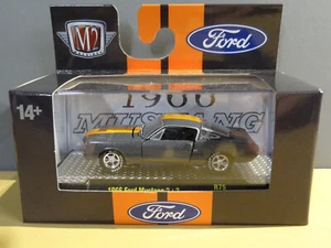 M2 MACHINES - AUTO THENTICS - GRAY - 1966 FORD MUSTANG 2+2 - Picture 1 of 1