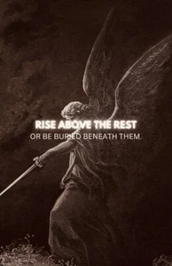 * RISE ABOVE THE REST * Stoic Motivation, Multiple sized Poster / Prints - Picture 1 of 1