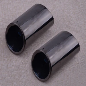 2x Stainless Steel Exhaust Tail Throat Muffler Tip Pipe Fit For Toyota Camry - Imagen 1 de 4