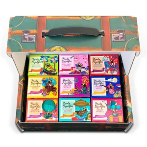 Monty Bojangles 100 Chocolate Truffle Trunk Gift Hamper 9 Award Winning Flavours - Picture 1 of 7
