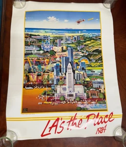 Martin Lawrence Limited Editions Yamagata LA's The Place 1984 Poster Los Angeles - Bild 1 von 20