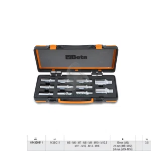Set 11 Estrattori A Rulli Per Viti Prigionieri M5-M16 - Beta 1433/C11 - Picture 1 of 1