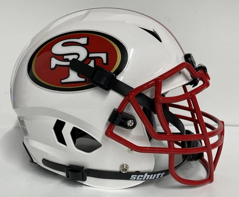 San Francisco 49ers Custom Full Size Authentic Schutt Vengeanc Football Helmet ! Cover