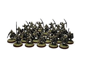 ¡GUERREROS DEL EJÉRCITO TIRITH MINAS! 24 señor de los anillos warhammer 28mm pintado - Imagen 1 de 5