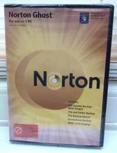 Symantec NORTON GHOST - For Use On 1 PC : Windows 7 / Vista / XP - NEW & SEALED - Picture 1 of 2