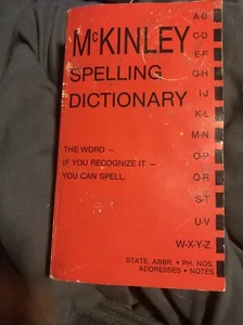 McKinley Spelling Dictionary: If you recognize It, You Can Spell It 1st ed 1988 - Picture 1 of 4