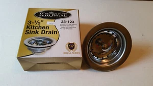 Krowne 23-123 Scarico lavello cucina 3-1/2" con cestello - Foto 1 di 3