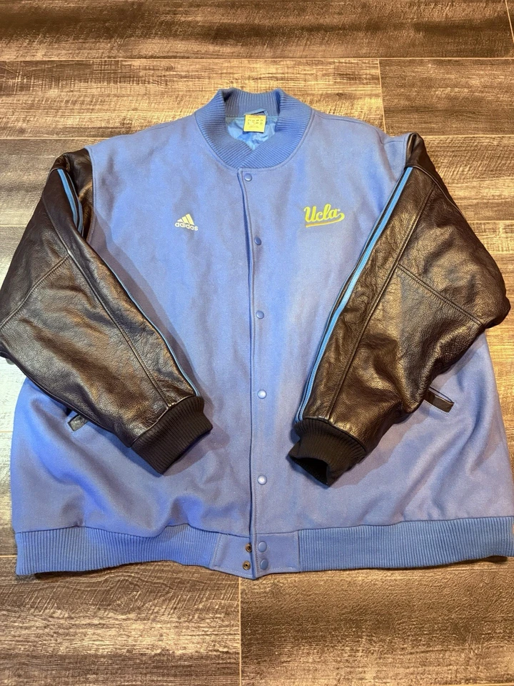 Vintage UCLA Bruins College Football Varsity Jacket NCAA 4XL Adidas Big And Tall - Image 1 of 4