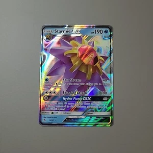 Starmie GX Pokemon Card Hidden Fates Set ULTRA RARO 14/68 MP Full Art Holo - Imagen 1 de 4
