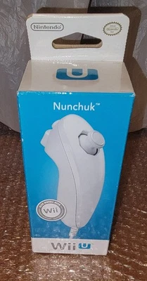 Official OEM Nunchuk Controller White- Nintendo Wii/wii U  - Image 1 of 4