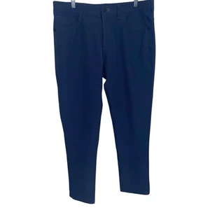 Public Rec Pants Mens 34x32 Navy Blue Performance Stretch 5 Pocket Golf Casual - Picture 1 of 12