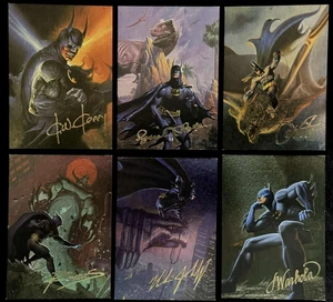 1995 Batman Master Series SPECTRA-ETCH FOIL FANTASY INSERT 6 CARD SET Skybox DC - Picture 1 of 13