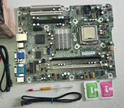 HP SP 607175-001 PCIe SKT7775 Motherboard w/ E6600 CPU, 4GB PC3 RAM, w/HEATSINK - Image 1 of 4