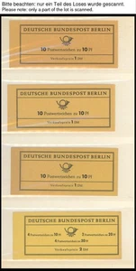 MARKENHEFTCHEN 1962-89, Slg. von 47 verschiedenen postfrischen Markenheftchen - Picture 1 of 2