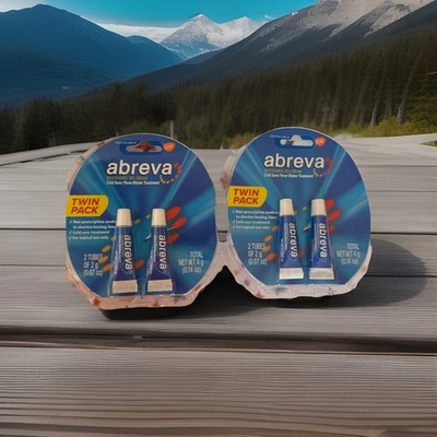 Blister Abreva 10% Docosanol Herpes Labial y Fiebre 2 Tubos ❗️LOTE DE 2❗️Exp: 11/26+ Foto 1 de 2