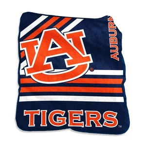 Auburn Tigers "AU" 50" x 60" Raschel Dorm Room Throw Soft Stadium Blanket - Picture 1 of 1
