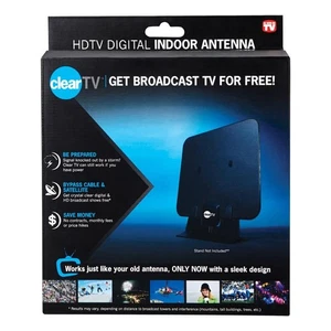 ClearTV Connettore Cavo Nero Interno HDTV Antenna Digitale - Foto 1 di 1