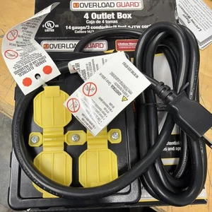 Caja de alimentación de disyuntor Manufacturing C664502001-13 15 AMP 4 salidas, 8 pies, B - Imagen 1 de 2