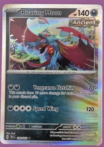 Pokémon TCG Roaring Moon Holo Rare Card 109/162SV05: Temporal Forces - Picture 1 of 2
