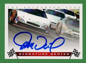 Tarjeta coleccionable firmada por Michael Waltrip NASCAR Sprint Cup Driver Daytona 500 E28705 - Imagen 1 de 2